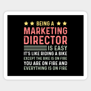 Funny Marketing Director Job Marketing and Sales Director Magnet